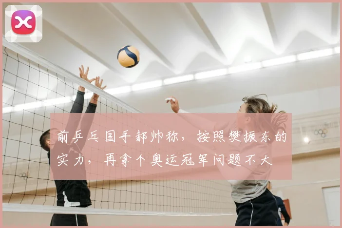 前乒乓国手郝帅称，按照樊振东的实力，再拿个奥运冠军问题不大